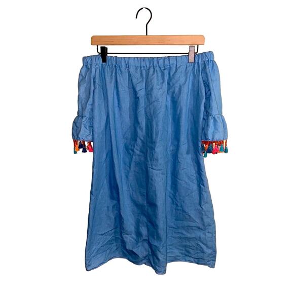 🦬SEE YOU MONDAY off the shoulder dress medium - Picture 1 of 4